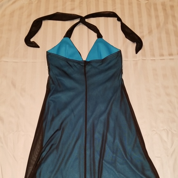 Sequined Halter Dress - Picture 2 of 4